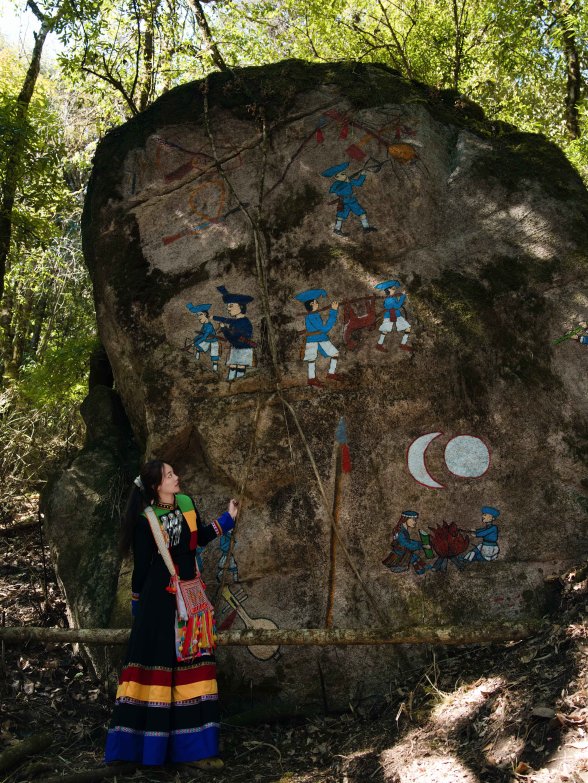 措伽岚徒步路线—石壁农民画