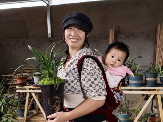直播产业把妈妈留在了孩子身边（徐静拍摄）
